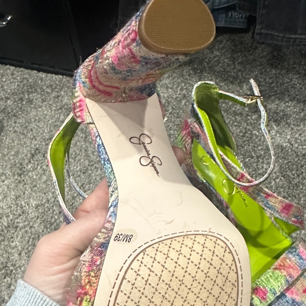 Jessica Simpson Multicolor Heels - Picture 4 of 4